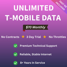 TMobile UNLIMITED 4G 5G Plan Home Internet Hotspot Data SIM card FREE TRIAL picture