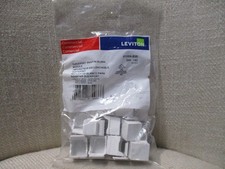 Leviton CAT 41084-BW SAN 142 QuickPort Snap-In Blank Module - Qt 10 New picture