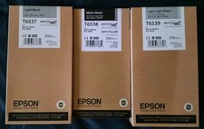 Genuine Epson Ink 3 Kinds Of Black T6537 T6538 T6539  Stylus Pro 4900 Sealed picture