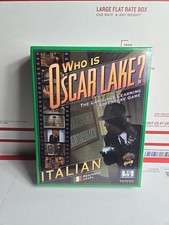 NEW SEALED, WHO IS OSCAR LAKE? Italian Language Learning Beginner Level PC CD picture