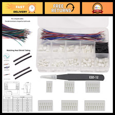 1.25mm Connector Kit with 2-10 Pin JST Housings & 28AWG Pre-Crimped Wires for DI picture