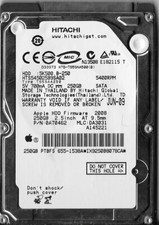Hitachi HTS545025B9SA02 250GB Sata Hard Drive P/N: 0A70462 MLC: DA3031 picture