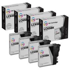 LD  for Brother LC-65 LC65 4pk HY Black MFC 5890CN 5895CW 6490CW 6890CDW picture