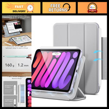 iPad Mini Case 6th Gen (2021/2024) - Rebound Series, Grey, Slim & Durable Cover picture