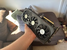 GIGABYTE RTX 4070 Gaming OC 12GB GPU GV-N4070GAMING OC-12GD FOR PARTS/REPAIR picture