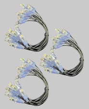 (QTY 30) Monoprice 15149 1-foot SlimRun Cat6A Ethernet Patch Cables 10G, 30 AWG picture
