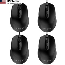 YUMQUA G222 Computer Mouse Wired 4 Pack, Bulk USB Corded Mouse, 4Pack, 4 Pack  picture