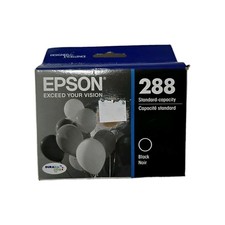 Genuine Epson 288 Black Ink Cartridge T288120 - Sealed - Expired 08/2021 picture