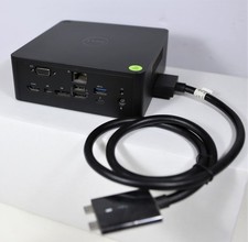 Dell TB18DC K16A Dual USB-C Thunderbolt 3 Dock 240W Power Supply Black OEM picture