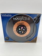 Verbatim Cd-R 5 Pack 700 Mb Digital Vinyl Multicolor Color Coded Design 94442 picture