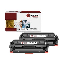 2Pk LTS 206X Black Compatible with HP LaserJet M255dw M282 Toner Cartridge picture