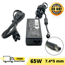 65W Dell Original OEM Power Adapter for Latitude Laptop 7290 7390 with cord picture