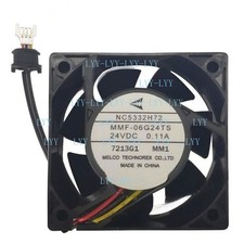 Melco MMF-06G24TS-MM1 NC5332H72 24V 0.11A 60*60*25MM Servo Driver Cooling Fan picture