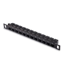GeeekPi 12 Port Patch Panel, 10inch 0.5U CAT6 Network Patch Panel for DeskPi ... picture