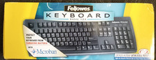 Fellowes Microban Basic 104 Keyboard Antimicrobial Protection PS2 picture