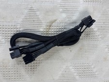 PCIe Power Cable 8 Pin To Dual 8 Pin GPU Sleeved Cord Type 4 Corsair 34000821 picture