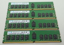 Lot of 4x Samsung 16GB 1Rx4 PC4-2400T DDR4 ECC Registered Server RAM picture