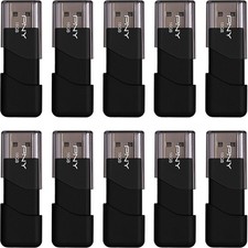 16GB Attaché 3 USB 2.0 Flash Drive, Black (Pack of 10) picture