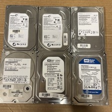 Lot of 6x 320GB SATA 3.5-inch HDD Hard Drive Disk 3.5