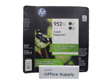 Genuine OEM HP 952XL N9K29BN Black 2 Pack Ink  picture