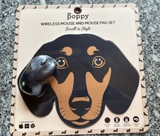 XO POPPY Dachshund Wireless Mouse And Mouse Pad Set picture