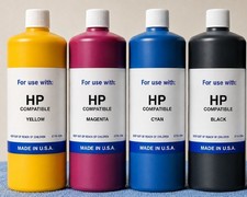 4,000ml HP ULTRA PIGMENT BULK INK REFILL FOR HP 950 960 952 970 972 980 CYMK picture