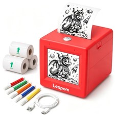 AI Voice Sticker Maker for Kids, Mini Inkless Thermal Printer, Portable Stick... picture