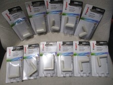 11 Pack - Legrand Wiremold Cordmate C7 Ivory Plastic Cord Cover Inside Elbow NEW picture