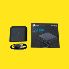 TP-Link TL-WR1502X Roam 6 AX1500 Portable Wi-Fi 6 Travel Router #5800 z44/3 picture