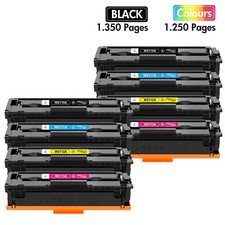 8PK Toner Compatible With HP 206A W2110A Laserjet Pro MFP M282nw M283cdw NO CHIP picture