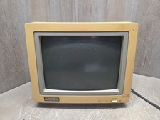 GoldStar MBM-2105G Vintage Green Monochrome CRT Monitor Tested Working Korea picture