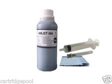 10oz Black Refill ink for HP 02 02XL 58 101 564 920 Cartridges and CISS +Syringe picture
