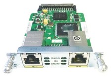 (1)  OEM Cisco HWIC-2FE  10/100 routed port HWIC hi-Speed WAN Interface card picture