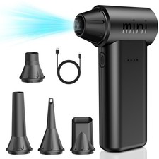 Cordless Electric Air Duster 150,000 RPM - 3-Speed Mini Blower for Dust Removal, picture