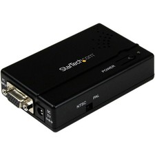 StarTech High Resolution VGA to Composite (RCA) or S-Video Converter, PC to TV, picture