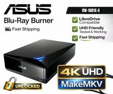 ASUS BW-16D1X-U 4K UHD READY Desktop Blu-Ray Burner Writer Recorder Modded picture