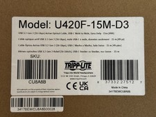TrippLite USB-C Fiber - U420F-15M-D3  OPEN BOX - USB 3.2 Only - 15 Meters picture
