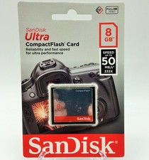 SanDisk Ultra 8GB Compact Flash Memory Card 50MB/s (SDCFHS-008G-A46) picture