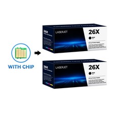 2PK for HP 26X High Yield Black Toner Cartridge LaserJet Pro M402n MFP M426fdn picture