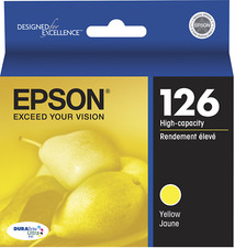 New Genuine Epson 126 Yellow Ink Cartridge Epson Stylus NX330  picture