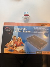 Network Everywhere NR041-WM Wired Cable DSL 4 Port Router Broadband LinkSys  picture