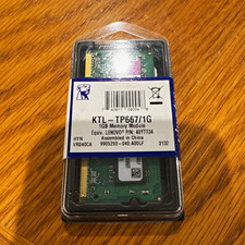 Kingston 1GB DDR2-667 PC2-5300 200-Pin SO-DIMM Non-ECC RAM KTL-TP667/1G picture