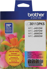 New Genuine Brother LC3011 Cyan Magenta Yellow Ink Cartridges MFC-J491DW picture