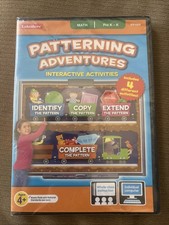 Lakeshore Patterning Adventures 4 Math Skills Pre K PC MAC New Sealed RARE picture
