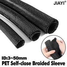 Braided Cable Sleeve Split Wire Loom Tubing Cord Protect picture