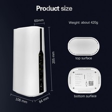 5G CPE Router With SIM Card Slot 2.4G 5.8G Dual Band Support 64 PartBn picture