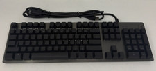 ogitech G512 Carbon GX Blue RGB Mechanical Gaming Keyboard Tested & Works picture