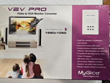 MyGica V2V Pro Video to VGA Monitor Converter Open Box picture
