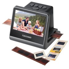 22MP Film and Slide Scanner with 5” LCD Screen, Convert Color & B picture