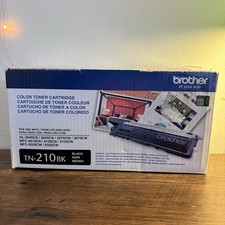 Brother TN210BK Black Toner Cartridge Genuine High Yield 2200 Pages NEW picture